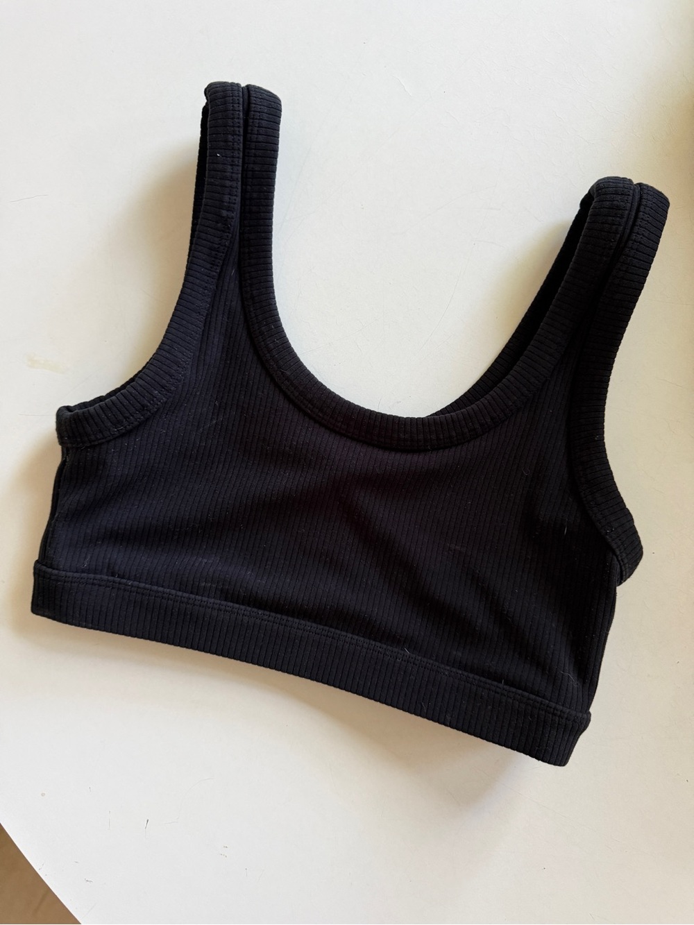 ALO Wellness Ribbed Sports Bra - Medium